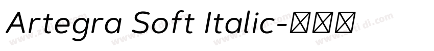 Artegra Soft Italic字体转换 Artegra Soft Italic字体转换